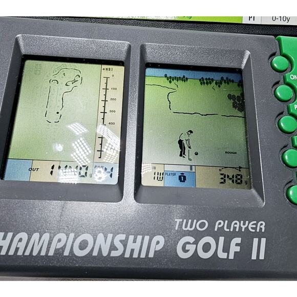 Vintage 2 Player Championship Golf II Electronic LCD Handheld Game Radio Shack - Picture 5 of 10